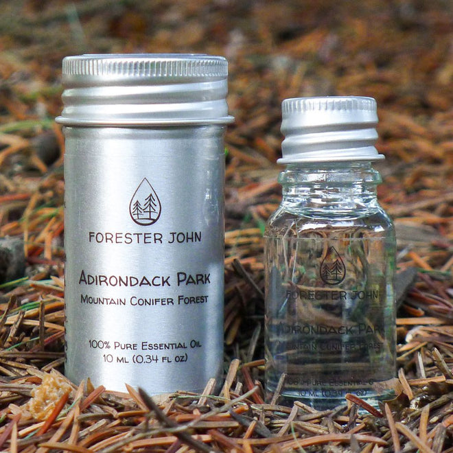Outside image of Adirondack Park Spruce-Fir Essential Oil Forest Blend by Forester John